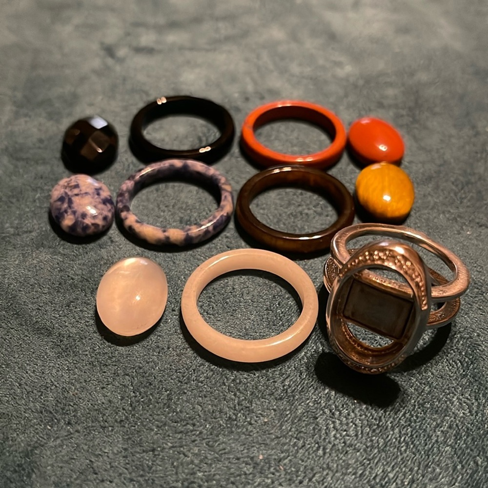 Sterling Silver Ring With Interchangable Stones - image 6